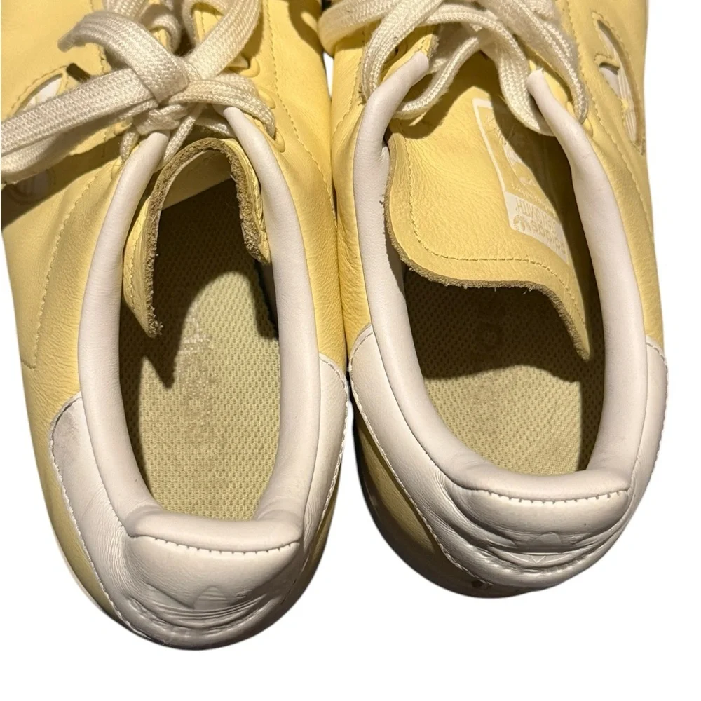 Adidas‎ Stan Smith Originals Men's Shoes Cloud White Easy Yellow sneaker sz 8